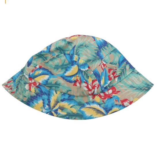 ROSLYN NY floral print bucket hat M/L - Picture 1 of 4